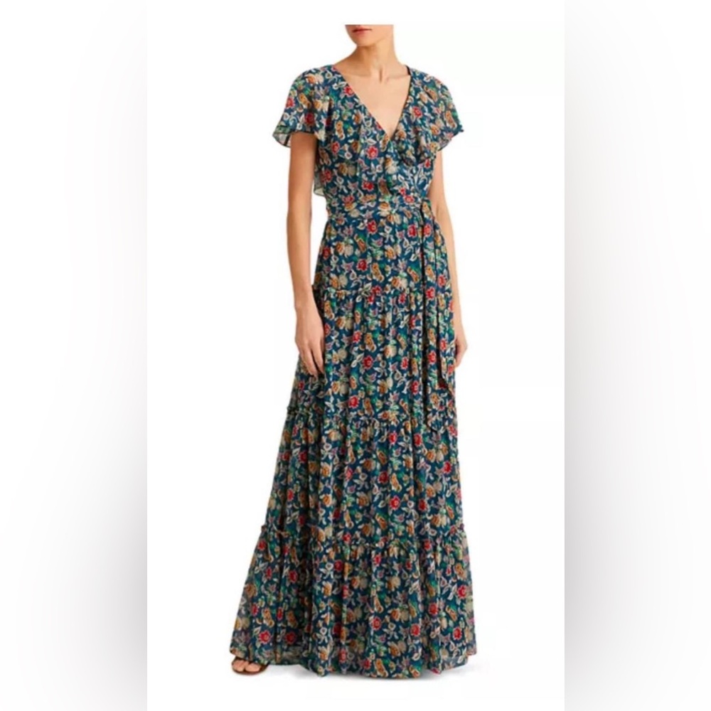 Lauren Ralph Lauren Floral Georgette Maxi Dress